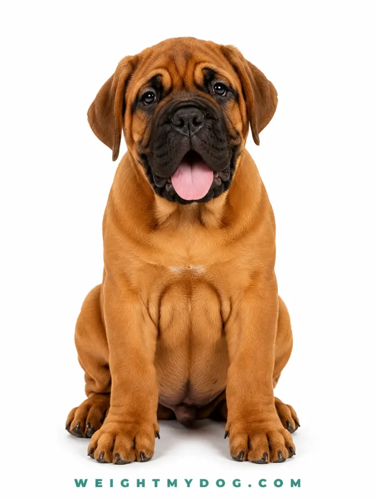 Dogue de Bordeaux Weight Calculator