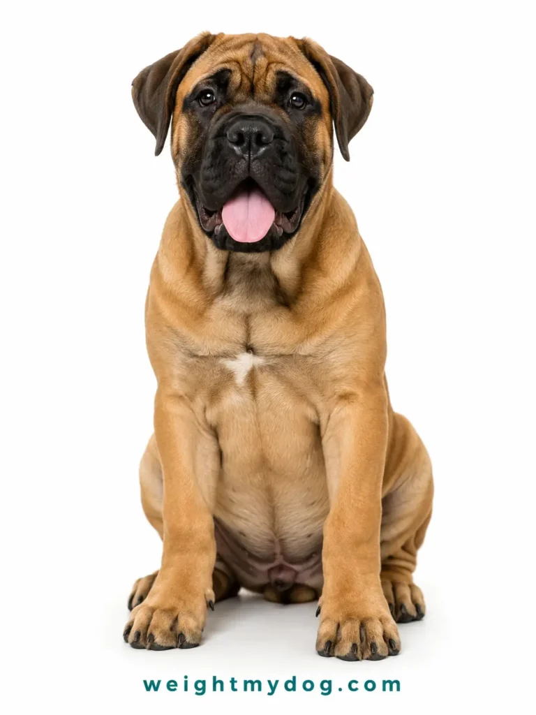 Bullmastiff Weight Calculator
